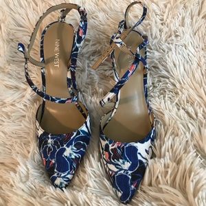 Brand new ! Nine West floral heels !